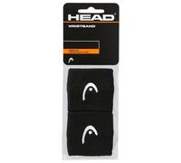 Muñequera de tenis head wristband 2.5" negro Talla única