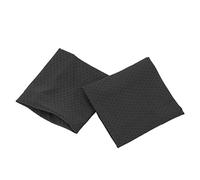 Muñequera de Entrenamiento Muñequera de Enfriamiento Unisex Amigable con la Piel Seda de Hielo Elástica 2 Piezas para Acampar (Negro)