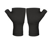 Muñequera de Soporte 1 par de Guantes compresión for Artritis, Funda Soporte for muñeca y Pulgar for Unisex(Black,S)