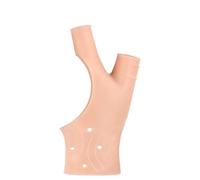 Muñequera de Soporte 1 Uds. Tirantes de Soporte for Pulgar y muñeca Gel, Guantes Mano Unisex, Suaves Impermeables for Izquierda Derecha(Beige)