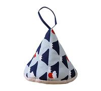 Muñequera Dedo Pulgar Izquierda Lindo Triangular Hot Pot Hat Pot Ear Sets Creative Kitchen Pot Handle Cazuela Esmalte Pot Pot Aislamiento Guantes Hielo Gel Pequeño (Blue, One Size)