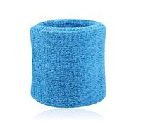 Muñequera Deportiva 2 muñequeras Deportivas Unisex de algodón Colores, Protectoras for Correr, bádminton, Baloncesto, Banda Tela Rizo for el Sudor(Blue2)