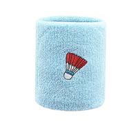 Muñequera deportiva absorbente de algodón elástico para mujeres, hombres, niños, gimnasio, baloncesto, tenis, muñequera ergonómica