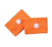 Muñequera Deportiva Paquete de 2 muñequeras Deportivas de Seguridad con Soporte for muñecas.(Orange)
