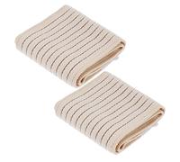Muñequera elástica, 2 piezas de muñequera de compresión transpirable, envolturas protectoras para hombres y mujeres, gimnasio, deportes, ejercicio, tenis, carpiano [beige]