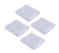 Muñequera elástica, 4 piezas de muñequera de compresión transpirable, envolturas protectoras para hombres y mujeres, gimnasio, deportes, ejercicio, tenis, carpiano [blanco]