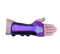 Muñequera LTG de neopreno para artritis, túnel carpiano y esguinces, color morado
