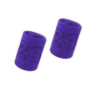 Muñequera Padel 1 par de muñequeras elásticas algodón for Baloncesto, for Hombres y niños, Gimnasio, Fitness, Levantamiento Pesas, Tenis, absorción del Sudor(Nr24-Purple)
