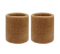 Muñequera Padel 2 muñequeras de Toalla for Baloncesto, Tenis, Gimnasio, Deportes, for el Sudor, Voleibol for Hombres y Mujeres(Khaki)