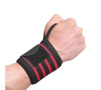 Muñequera para levantamiento de pesas 1 mancuerna de entrenamiento for muñecas y levantamiento pesas con correas gruesas, equipo protección for deportes al aire libre fitness(Red (1Pcs))