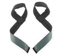 Muñequera para levantamiento de pesas 1 par de correas levantamiento pesas antideslizantes gel sílice, potencia for gimnasio, cinturones entrenamiento fuerza(DARK GRAY)