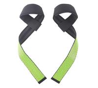 Muñequera para levantamiento de pesas 1 par de correas levantamiento pesas antideslizantes gel sílice, potencia for gimnasio, cinturones entrenamiento fuerza(Light green)