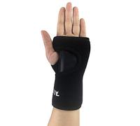 Muñequera para mano izquierda o derecha para túnel carpiano, férula de muñeca extraíble para tendinitis, soporte para el pulgar por síndrome del ratón y lesiones deportivas (1 unidad), Left hand
