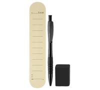 Muñequera para notas con bolígrafo y borrador, pulsera de silicona reutilizable para planificador diario, tareas de estudio, lista de compras, organización diaria