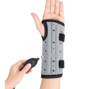 Muñequera para Túnel Carpiano con Compresión de Aire Inflable Soporte de Muñeca para Tendinitis Artritis y Esguinces Alivio del Dolor Ajustable Hombre y Mujer(Bien)