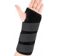 Muñequera para Túnel Carpiano Noche con Férula de Acero Inmovilizador de Muñeca Ajustable para Artritis Tendinitis Esguinces Soporte Ortopédico Hombre y Mujer(Bien,S)
