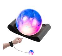 Muñequera Pelota de Retorno Pelota de Rebote de Goma para Entrenamiento de | Pelota Rebotadora con Correa de Muñeca para Gimnasio Escuela Práctica Entrenamiento Jugar Fiesta Playa Interior