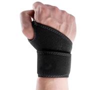 Muñequera Tendinitis y Túnel Carpiano BIGMIX® - Metacarpiana, Deportiva, Ajustable, Alivio del Dolor de Muñeca, Protección en Entrenamientos - Straps Negro, Transpirable, Resistente y con Grip
