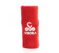 Muñequera Vibora Rojo Logo Blanco