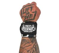 Muñequeras Camo 50 cm Warrior Gear | Par de Vendas de Muñeca para Musculación, Powerlifting y Strongman | Tecnología Gripper - Costuras Reforzadas