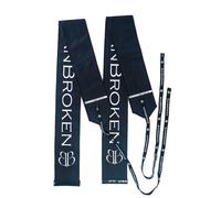 Muñequeras de tela ajustable Banbroken - Negro