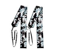 Muñequeras de tela ajustable Camo Banbroken - Gris camuflaje