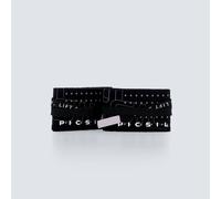 Muñequeras de tela ajustable Picsil 5 cm SS25 - Negro