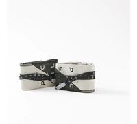 Muñequeras de tela ajustable Picsil - Gris