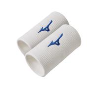 Muñequeras Largas Mizuno Unisex Blanco