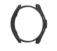 Muñequeras Muñequeras Mujer Compatible con Galaxy Watch6 Classic 43mm Estuche para reloj Estuche protector Medio paquete PC Estuche hueco Accesorios para reloj Pulsera Magnética Para El (Black, A)
