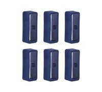 Muñequeras Muñequeras para Hombres 6 uds Hebilla para Correa de Reloj Hebilla de Goma Anillo de Goma Universal Hebilla Clip Anillo de Goma Anillo de Muñequeras Sudor 4 Pufor Compatible with (Blue, E)
