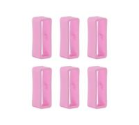 Muñequeras Muñequeras para Hombres 6 uds Hebilla para Correa de Reloj Hebilla de Goma Anillo de Goma Universal Hebilla Clip Anillo de Goma Anillo de Muñequeras Sudor 4 Pufor Compatible with (B, E)