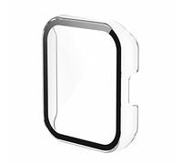 Muñequeras Muñequeras Pro para Realme-watch Pc + Estuche adecuado Estuche para reloj Todo en 2 Películas accesorios de pulsera inteligente Pulseras Personalizadas Caucho Silicona (Clear, One Size)