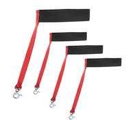 Muñequeras para guantes de esquí - Soporte elástico para guantes, esposas antipérdida | Correa de cordón deportiva 4x, accesorio de montañismo de poliéster para ciclismo, motocicleta, escalada en roca