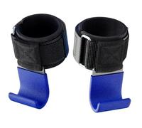 Muñequeras para hombres para entrenamiento de fuerza - Correas de tracción para dominadas - 2 unidades de muñequeras acolchadas ergonómicas con ganchos y soporte para entrenamiento en casa