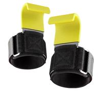 Muñequeras para levantamiento de pesas, 2 unidades, ergonómicas, acolchadas, con gancho y soporte para entrenamiento en casa, entrenamiento de fuerza y gimnasio