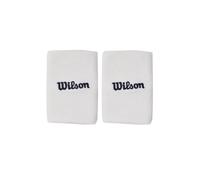 Muñequera de Tenis Wilson Wide Terry Wristbands Blanco Talla única