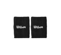 Muñequera de Tenis Wilson Wide Terry Wristbands Negro Talla única