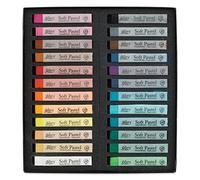 MUNGYO Gallery Artists' Soft Pastels - 24 colores, color tinta multicolor