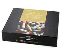 Mungyo MPHM-60 - Gallery Artists' Handmade Soft Pastels, set de 60 crayones pastel enrollados a mano de calidad artística, textura suave