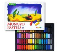 Mungyo Non Toxic Square Chalk Soft Pastel 64 Pack Assorted Colors (