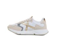 Munich 4191005 05 Mamba Bianco Beige Scarpe Donna Sneakers Lacci Pelle 40