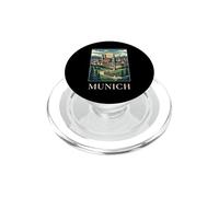 Múnich Alemania Baviera Alpine City Travel Art PopSockets PopGrip para MagSafe