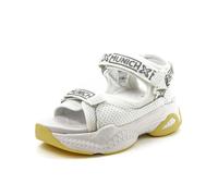 MUNICH Sandalias 'Areia' amarillo / gris / blanco, Talla 36