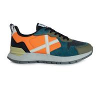 Munich Avenue 06 Sneakers Hombre - Zapatillas Running Vintage Naranja, Cordones y Suela Mixta