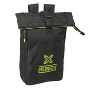 MUNICH BEAT - Mochila con Solapa para Portátil de 15.6", Ideal para Diferentes Edades, Cómoda y Versátil, Calidad y Resistencia, 28x13x42 cm, Color Negro