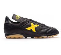 Munich - Bota de fútbol Mundial Turf, Unisex, Negro-Amarillo, 40