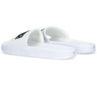 Munich Flat Slider 3D Logo White, Chanclas Unisex Adulto, Blanco, 46 EU