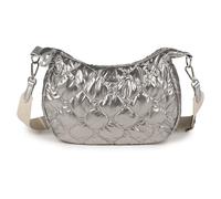MUNICH Cover FW25 Crossbody Hobo C/Silver, Bolsos y Mochilas para Mujer, Plata