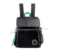 MUNICH Deep Recycled FW25 Backpack C/Black, Bolsos y Mochilas para Mujer, Negro/Blanco, Grande